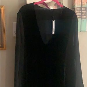 NWT Caara Silk Short Dress Sz L